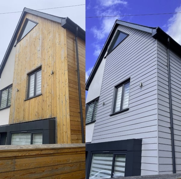 rénovation de bardage